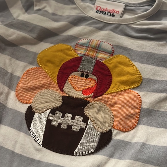 Turkey Football Romper - Picture 2 of 3